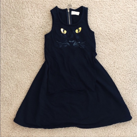 Eleven Paris Dresses & Skirts - Eleven Paris Black Cat dress Halloween